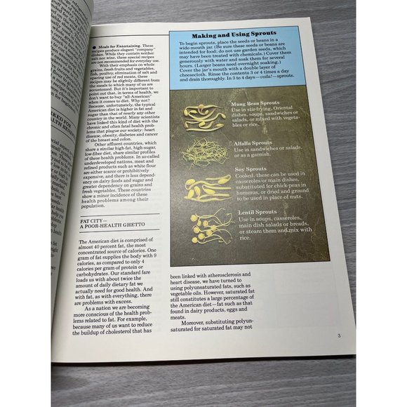 Vintage Healthy Cooking Cookbook with Over 250 Recipes by Sharon Claessens 1985 - Picture 3 of 9